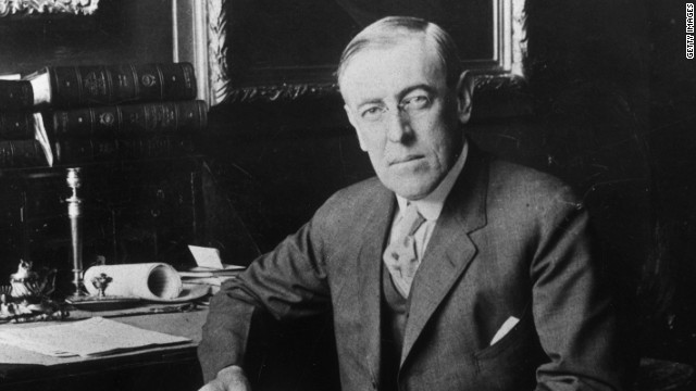 Woodrow Wilson – Vị Tổng Thống thứ 28 của nước Mỹ, đảm đương chức vụ trong 2 nhiệm kỳ. (Ảnh: internet)